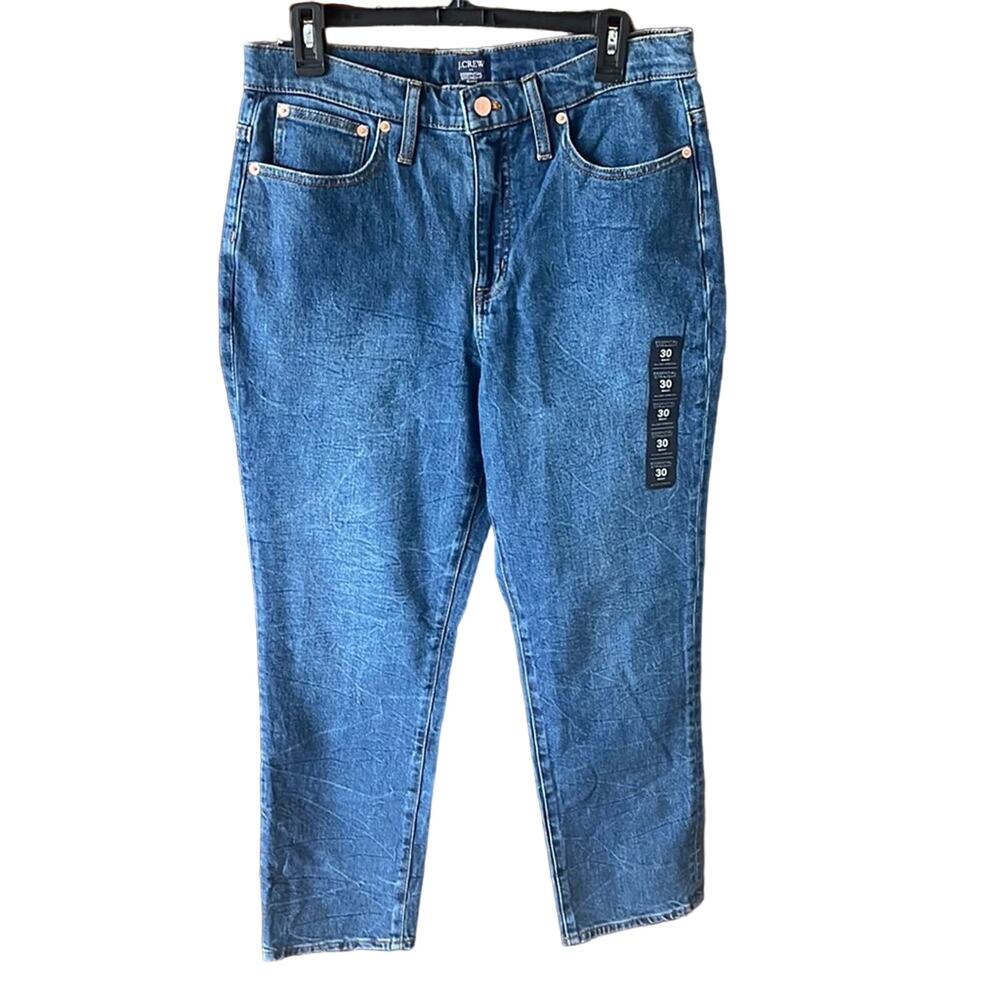 NWT J Crew Esstential Straight High Rise Jeans.